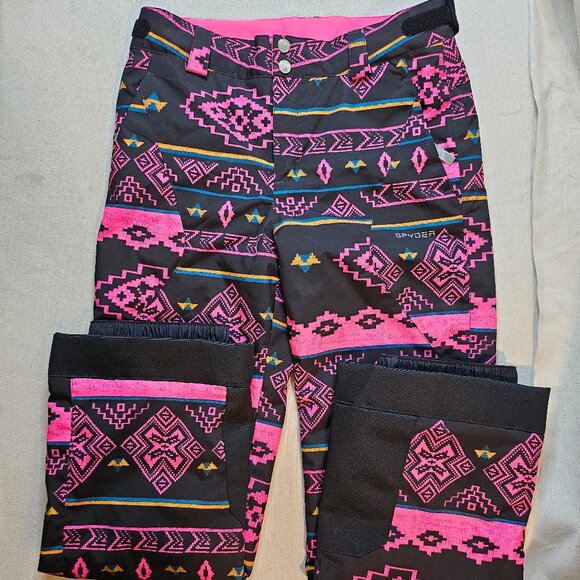 Spyder Youth Insulated Olympia Ski / Snowboard / Winter Sports Pants - Size 16 - Picture 1 of 11